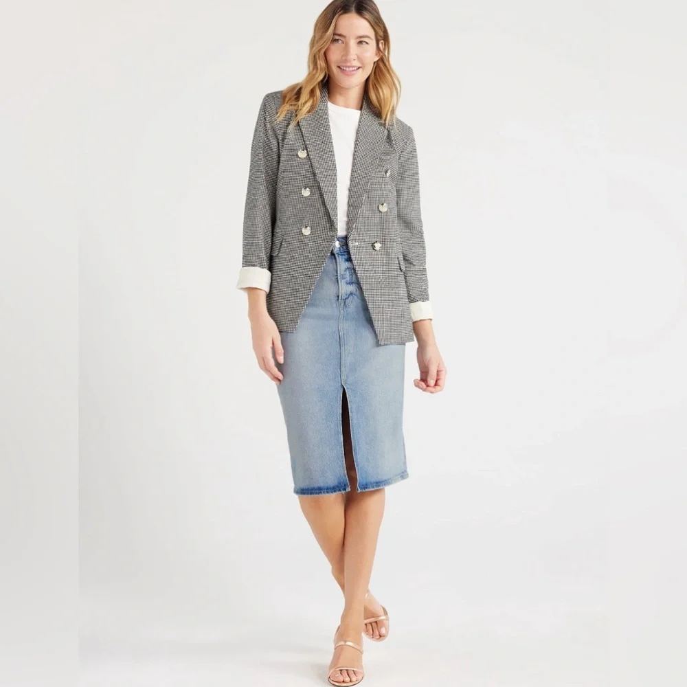Free Assembly Women's Midi Denim‎ Skirt